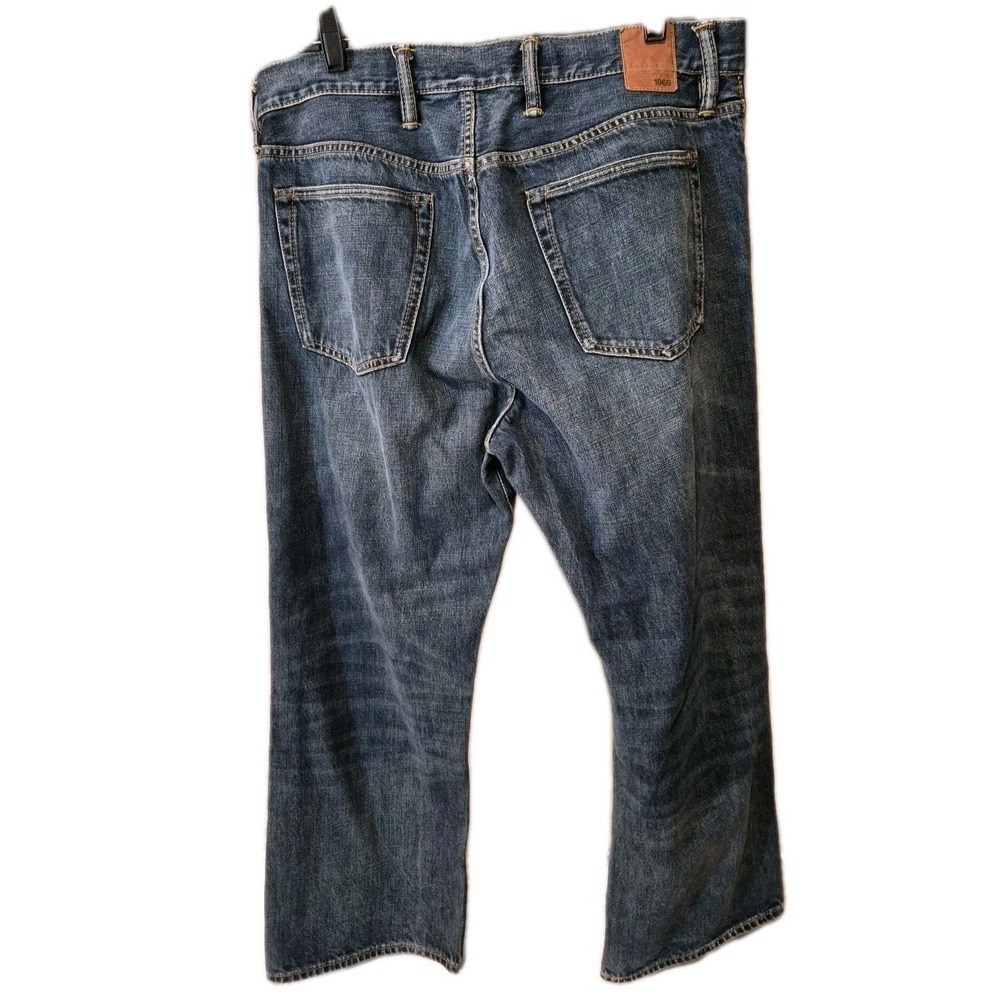 GAP 1969 HEAVY DUTY COTTON DENIM Mens‎ 36x28 STRAIGHT LEG BLUE JEANS  Utility